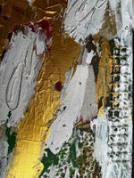 Gold mixed media art | Gold contemporary Art | 12 x 8 inches | Nenyasha Cherish Arts