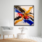 Large Abstract Bright Wall Art | The golden love | 24x24 inches | Nenyasha Cherish Arts