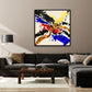 Large Abstract Bright Wall Art | The golden love | 24x24 inches | Nenyasha Cherish Arts