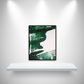 Green Abstract Wall Art | Roar | 16x20" | Nenyasha Cherish Arts