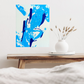 Blue Acrylic canvas Wall Art | Run | 10x8 inches | Nenyasha Cherish Arts