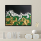 Green and Gold Abstract Textured Wall Art | Nenyasha Cherish Arts