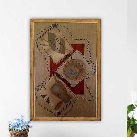 African Collage deco | Home deco Artwork | Crafts -Interior Wall art | Nenyasha Cherish Arts