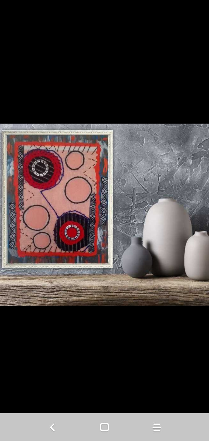 Painting Wall art | The Circle of Life | 16x20" | Nenyasha Cherish Arts