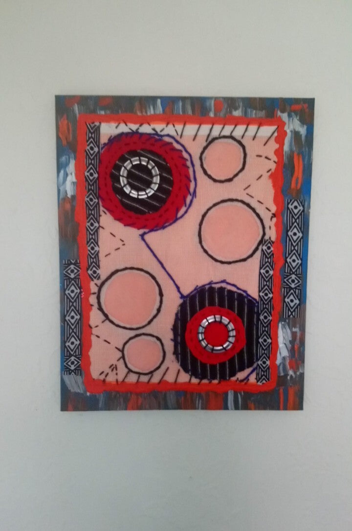 Painting Wall art | The Circle of Life | 16x20" | Nenyasha Cherish Arts