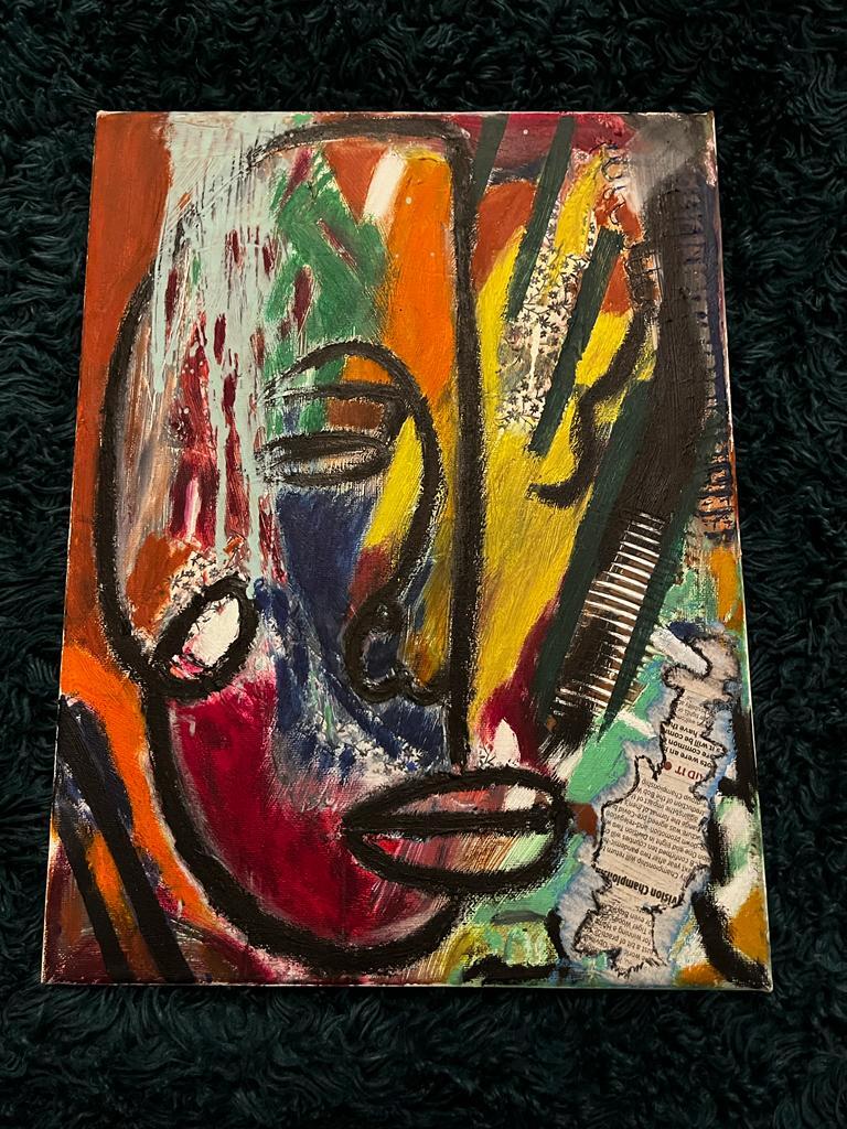 Mixed media art | 16 x12 | Vision | Nenyasha Cherish Arts