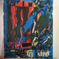 Mixed media art | Blue framed mixed media art | Nenyasha Cherish Arts