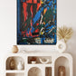 Mixed media art | Blue framed mixed media art | Nenyasha Cherish Arts