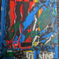 Mixed media art | Blue framed mixed media art | Nenyasha Cherish Arts