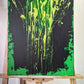 Green and black abstract art | Miracle escape | 16 x20" | Nenyasha Cherish Arts