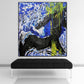 |Vibrant Mixed Media Collage Painting" "Colorful Acrylic Art Print Decor" "Unique Handmade Mixed Media -43 x 47 inches | Nenyasha Cherish Arts
