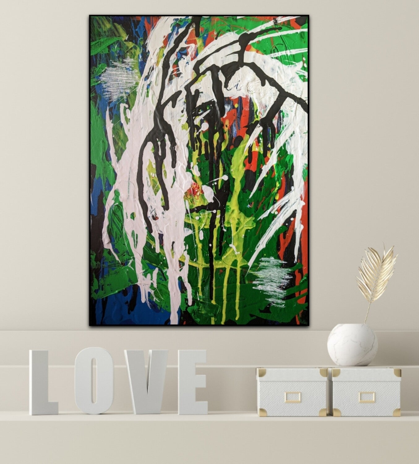 Medium abstract art | 12 x16 unches | Nenyasha Cherish Arts