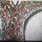 Large mixed media canvas art | white textured art | 30 x 22 inches | Nenyasha Cherish Arts