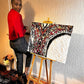 Large mixed media canvas art | white textured art | 30 x 22 inches | Nenyasha Cherish Arts