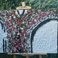 Large mixed media canvas art | white textured art | 30 x 22 inches | Nenyasha Cherish Arts