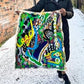 Vibrant Green Abstract Art on Canvas - Large Mixed Media Painting - Luxury Wall Decor - Hand-Painted Modern Art" "Modern Green Artwork - Abstract Oil Painting on Canvas - Large Wall Art - Mixed Media | Nenyasha Cherish Arts