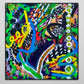 Vibrant Green Abstract Art on Canvas - Large Mixed Media Painting - Luxury Wall Decor - Hand-Painted Modern Art" "Modern Green Artwork - Abstract Oil Painting on Canvas - Large Wall Art - Mixed Media | Nenyasha Cherish Arts