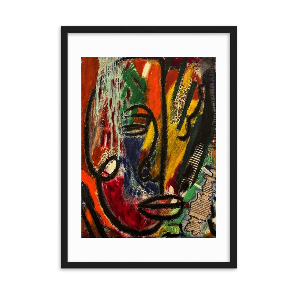 Framed matte paper poster-Ready to hang | Nenyasha Cherish Arts