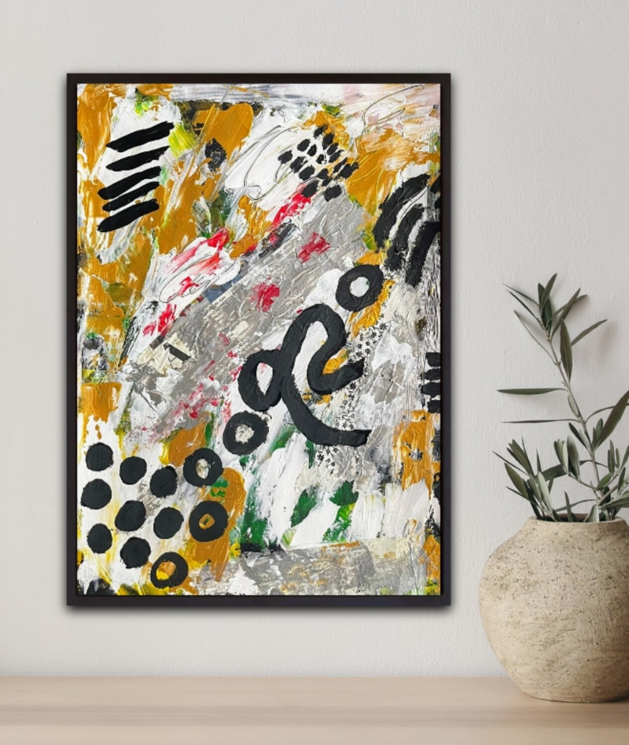 Mixed media abstract art | Abstract contemporary art | Nenyasha Cherish Arts